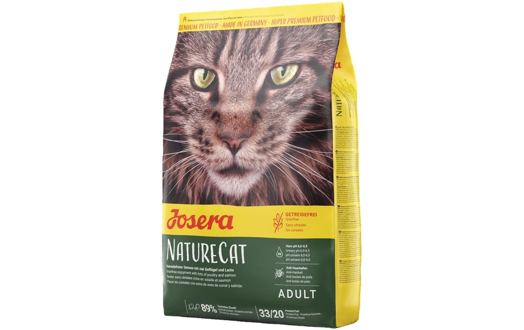 Josera Alimentation sèche Nature Cat sans grain, 2 kg