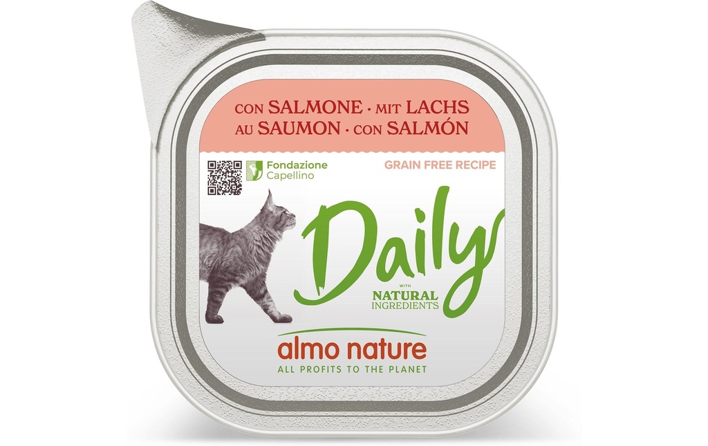 Almo Nature Alimentation humide Daily au saumon 100g