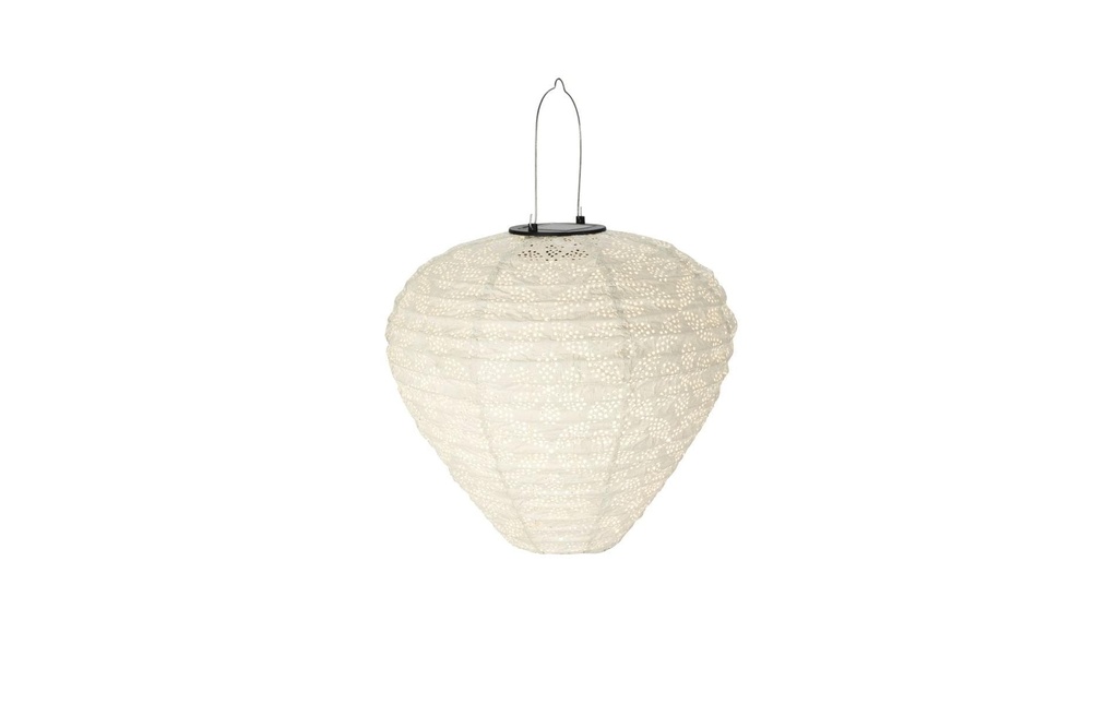 STT Lampion Solar, Drop, Ø 30 cm, blanc
