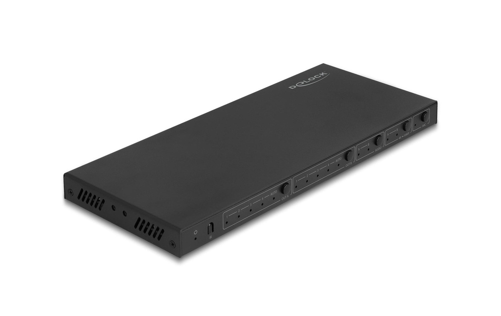 Delock Commutateur matriciel HDMI 4K 60Hz avec Extracteur Audio