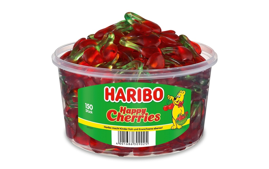 Haribo Bonbons gommeux Happy Cherries Boîte 1200 g