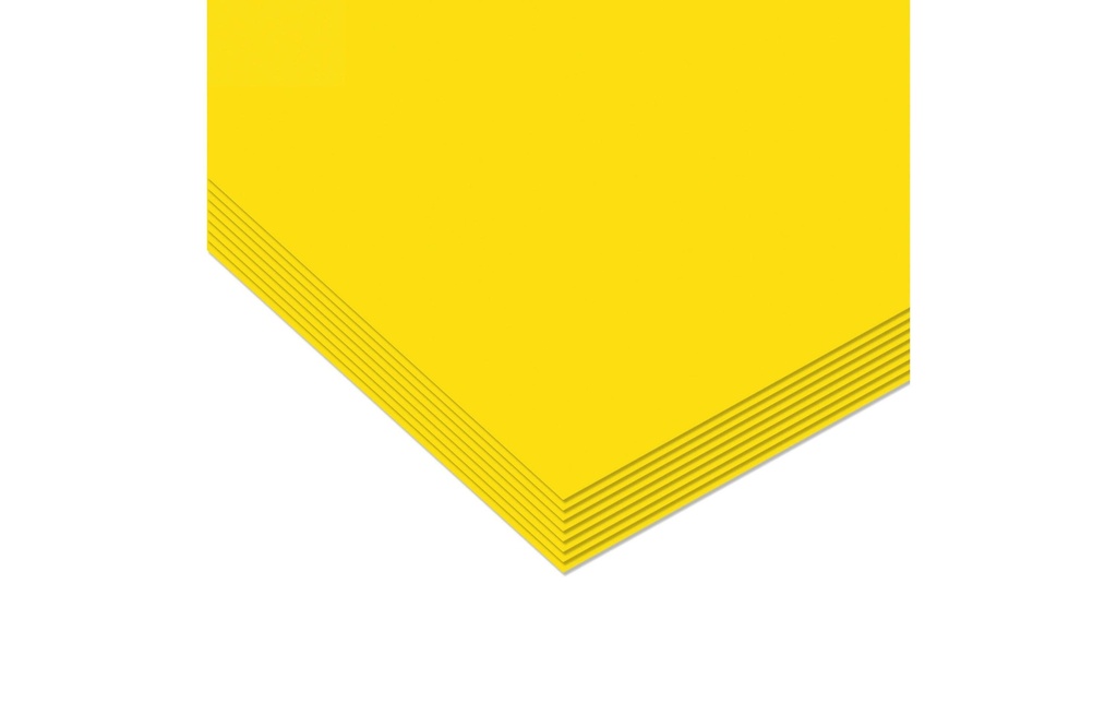 URSUS Papier transparent 70 x 100 cm 25 feuilles, jaune citron