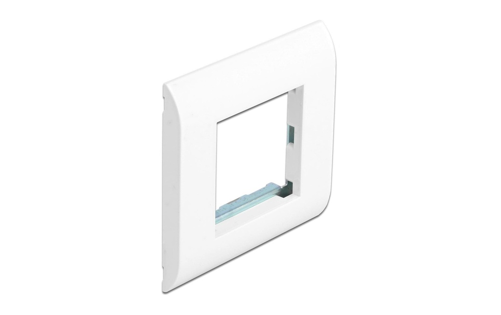 Delock Support de Module de Easy 45 avec cadre 80 x 80 mm, Blanc