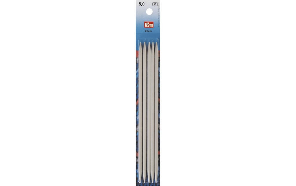 Prym Aiguilles à tricoter pour bas Ø 5 mm x 20 cm