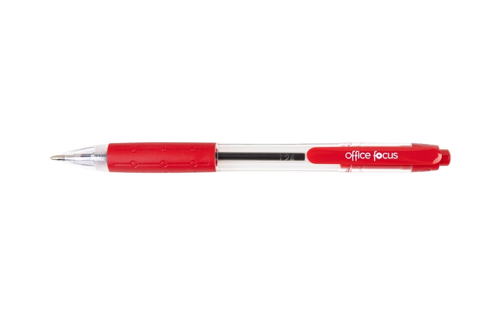office focus Stylo bille Office Focus Mine 1 mm, Rouge, 12 pièces