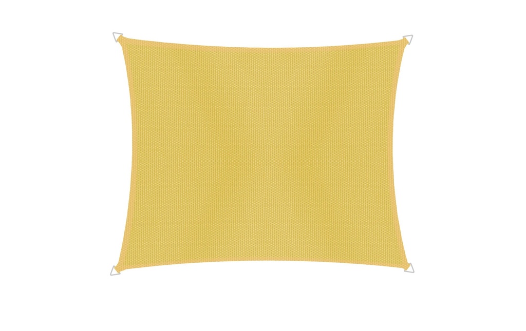 Windhager Voile d’ombrage Cannes, 4 x 5 m, angulaire, Jaune