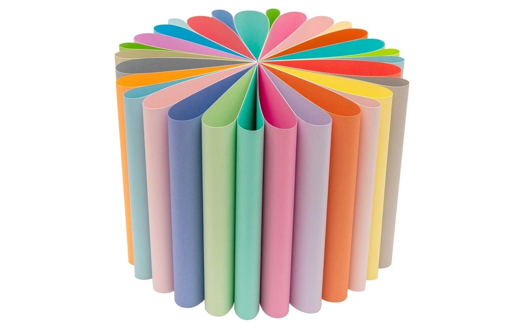 Rico Design Papier de bricolage 1 bloc de 30 feuilles, Couleurs pastel