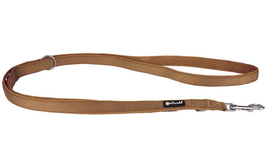 petlando Laisse de chien Mesh, 3 m, Cognac