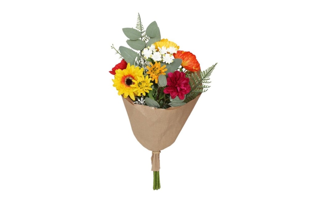 CHALET Fleur artificielle bouquet de fleurs 38 cm