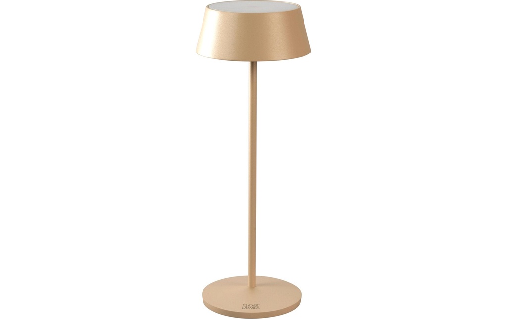 Konstsmide Lampe de table à accu Menton LED 2200/2700K, avec variateur de lumière - Sable
