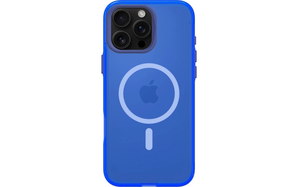 Rhinoshield Coque arrière JellyTint MagSafe iPhone 16 Pro Max Cyber Blue