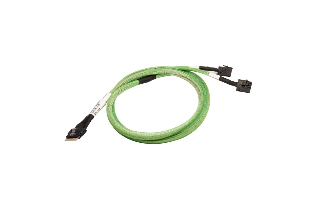 Broadcom Câble Slim-SAS SFF-8654 - 2x SFF-8643, 100 cm