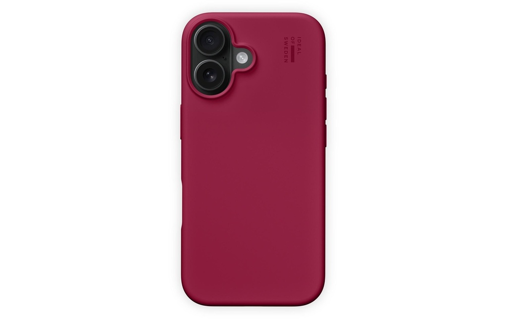 Ideal of Sweden Coque arrière Silicone iPhone 16 Canneberge