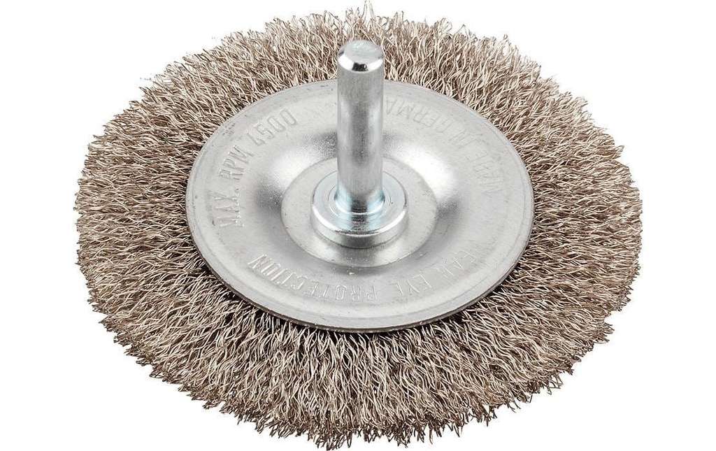 kwb Brosse circulaire 75 mm Acier inoxydable, grossier