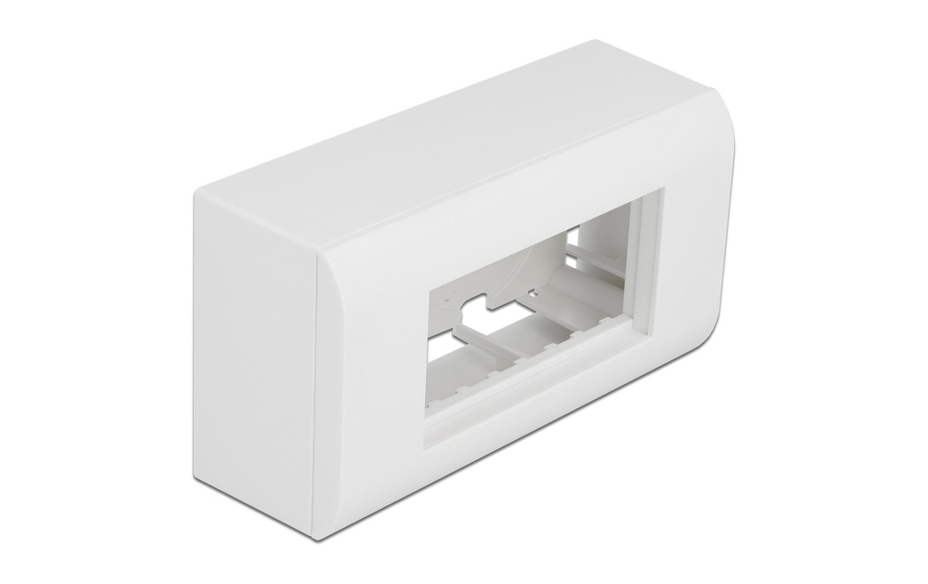 Delock Easy 45 Boitier apparent 152 x 82 Blanc