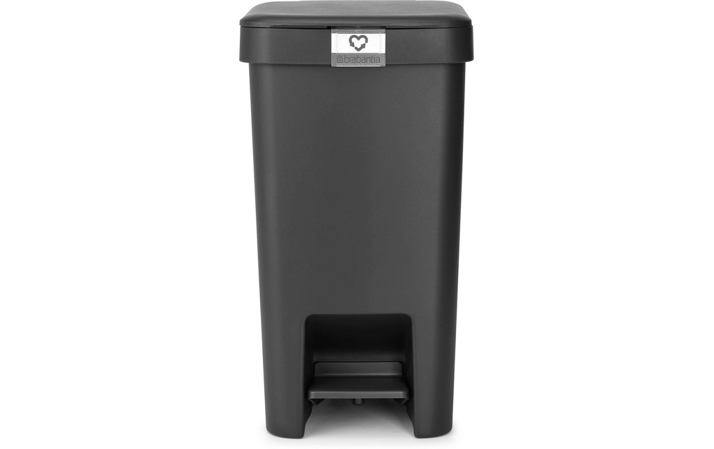 Brabantia Bacs de recyclage StepUp 16 l, Gris foncé