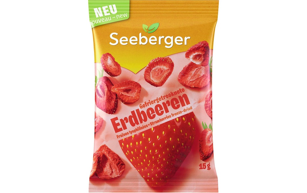 Seeberger Fraises croquantes 15 g