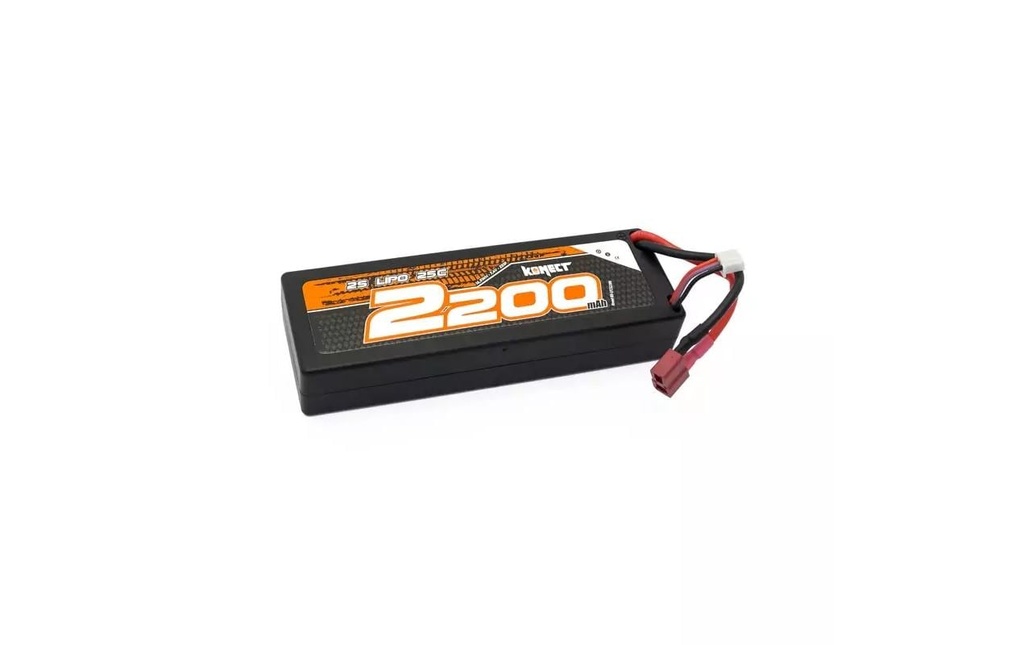 Konect Batterie RC LiPo 2200 mAh 7.4 V 25C Slim