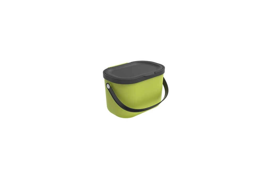 Rotho Seau à compost Albula 3.2 l,  Vert citron