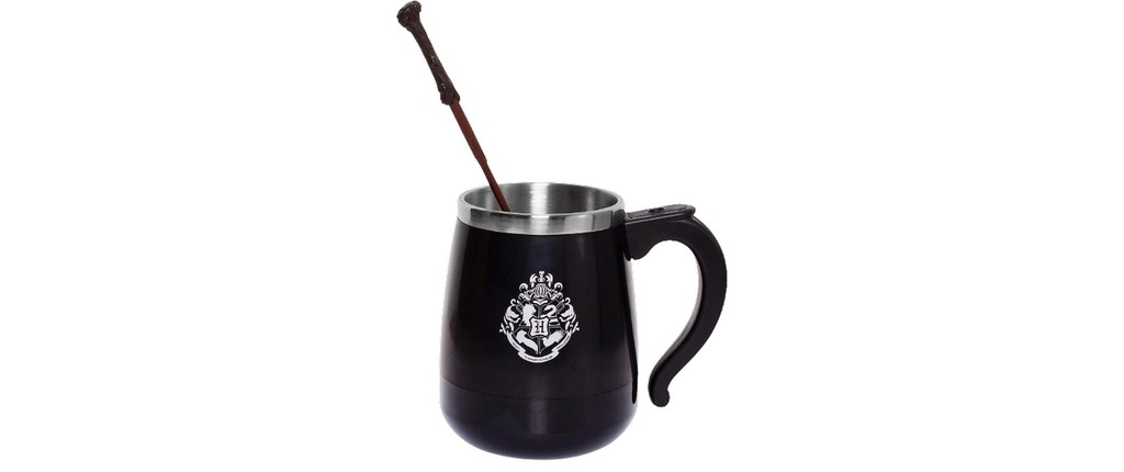 Thumbs Up! Harry Potter Tasse à remuer automatique avec baguette magique 350 ml