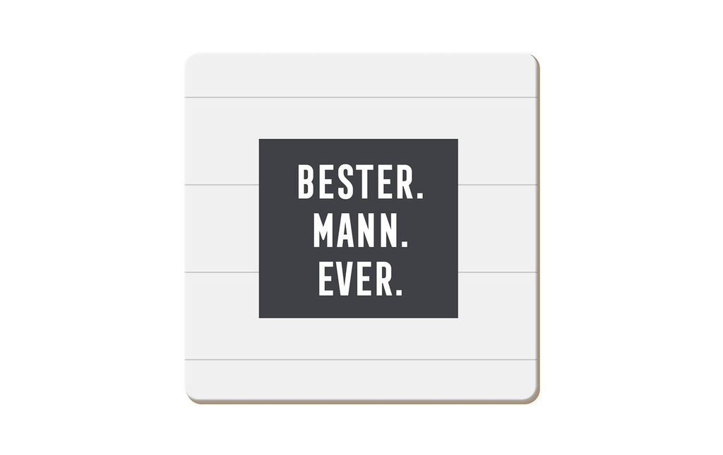Grafik Werkstatt Dessous de verre en liège Le meilleur. Homme. Ever.