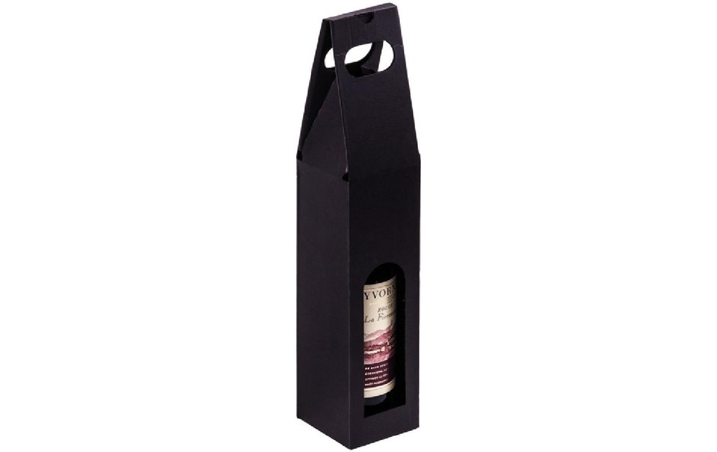 Brieger Sac à bouteilles Vin Ligne Noire Noir
