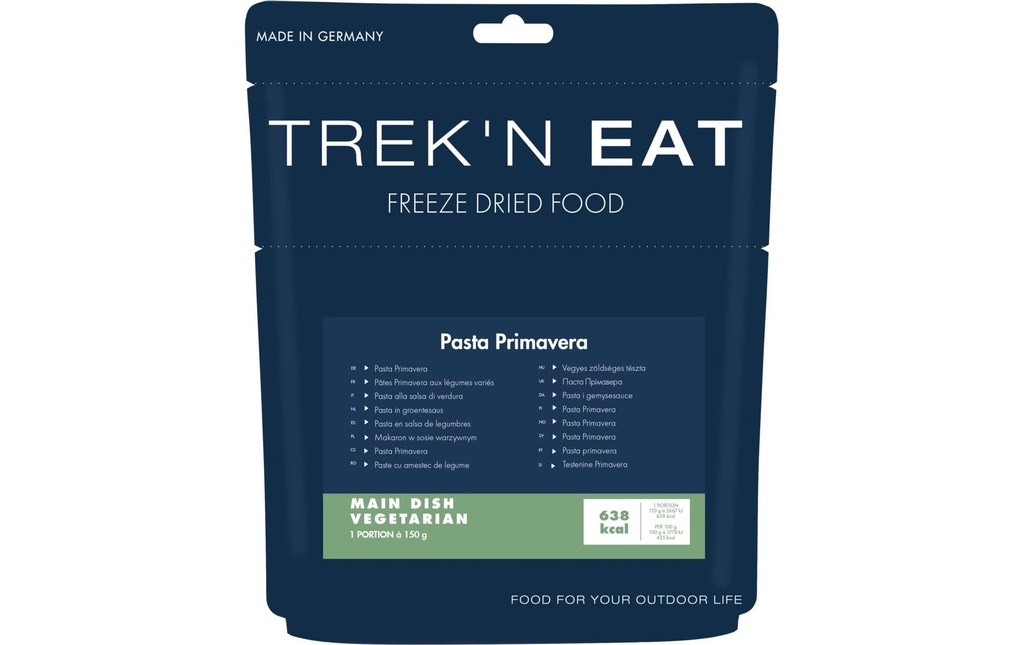 Trek 'N Eat Plat principal Pâtes primavera aux légumes variés