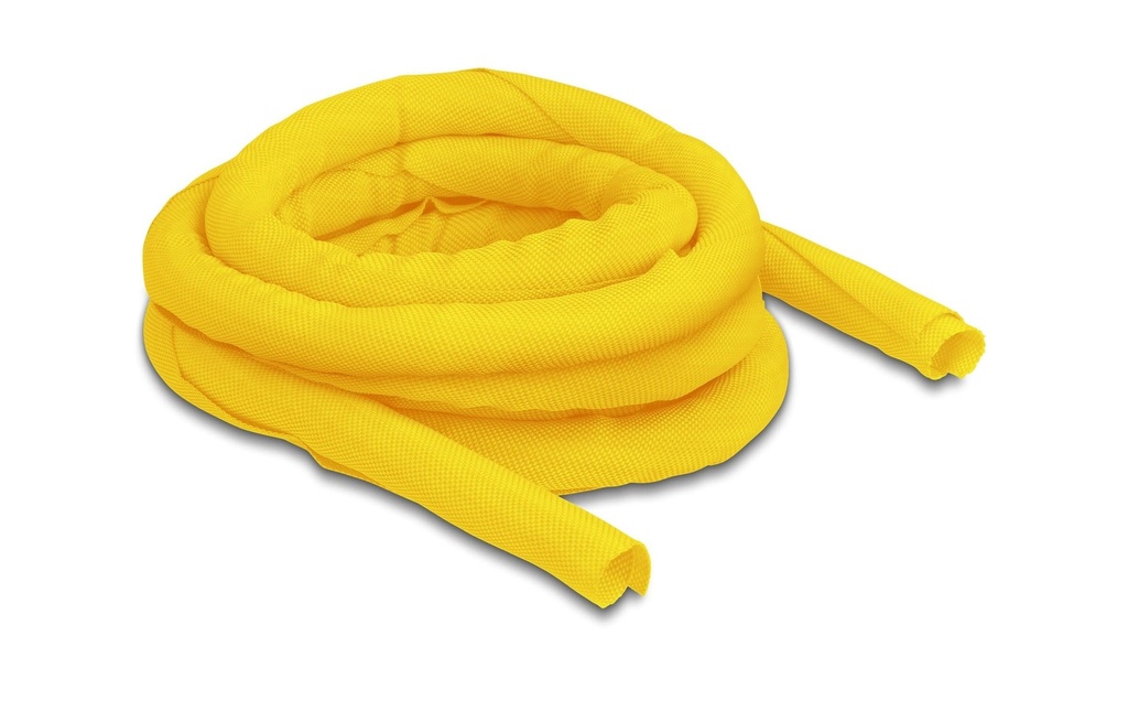 Delock Gaine de câble auto-fermant 5 m x 16 mm Jaune