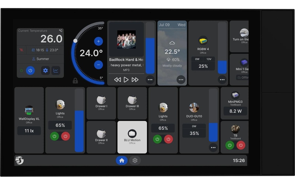 Shelly Android Wall Display XL noir