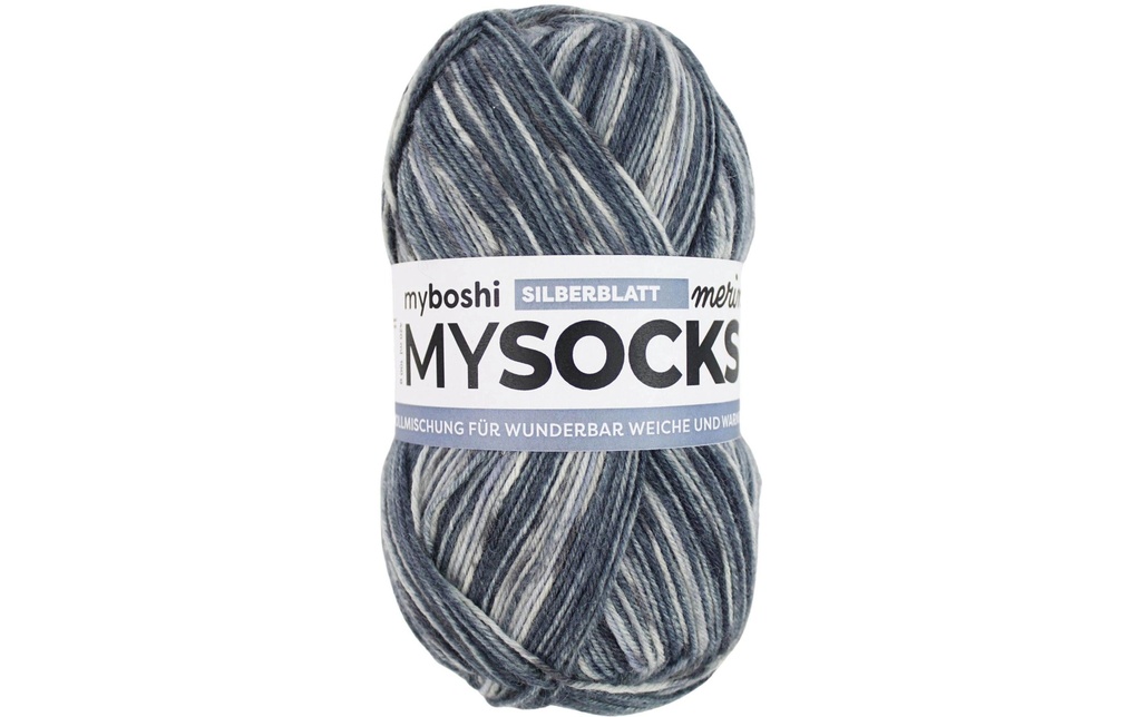 myBoshi Laine Mysocks Mérinos Silverbloom