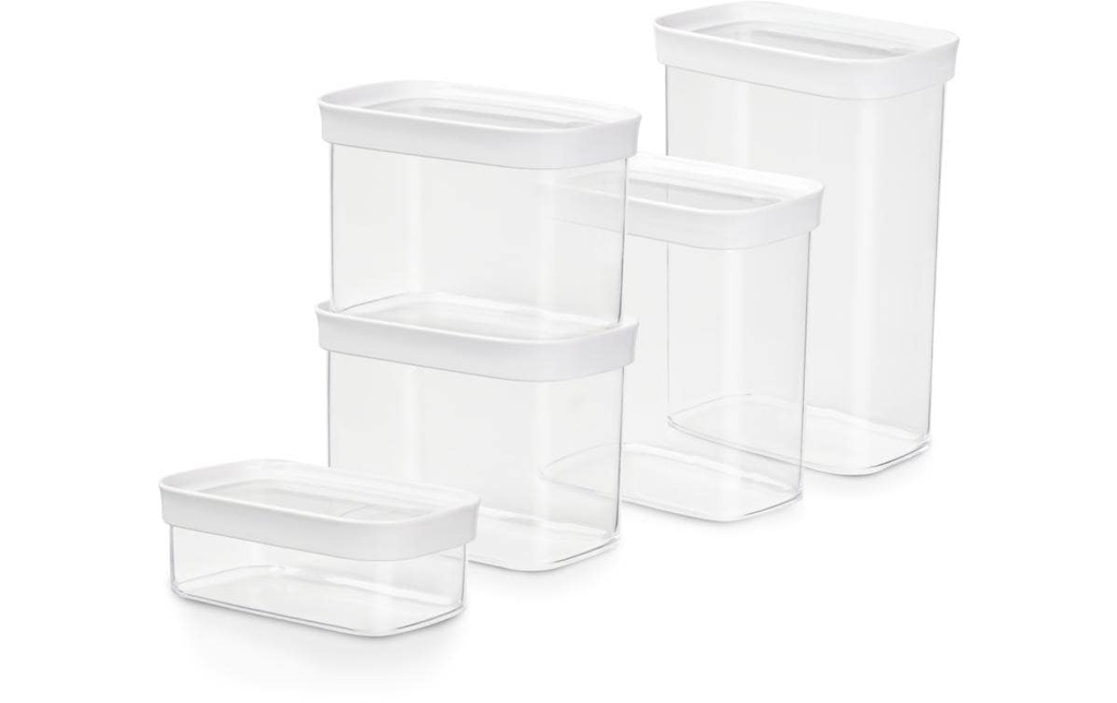 Emsa Boîte à provisions Optima 5 pièces, 6.25 l, Transparent