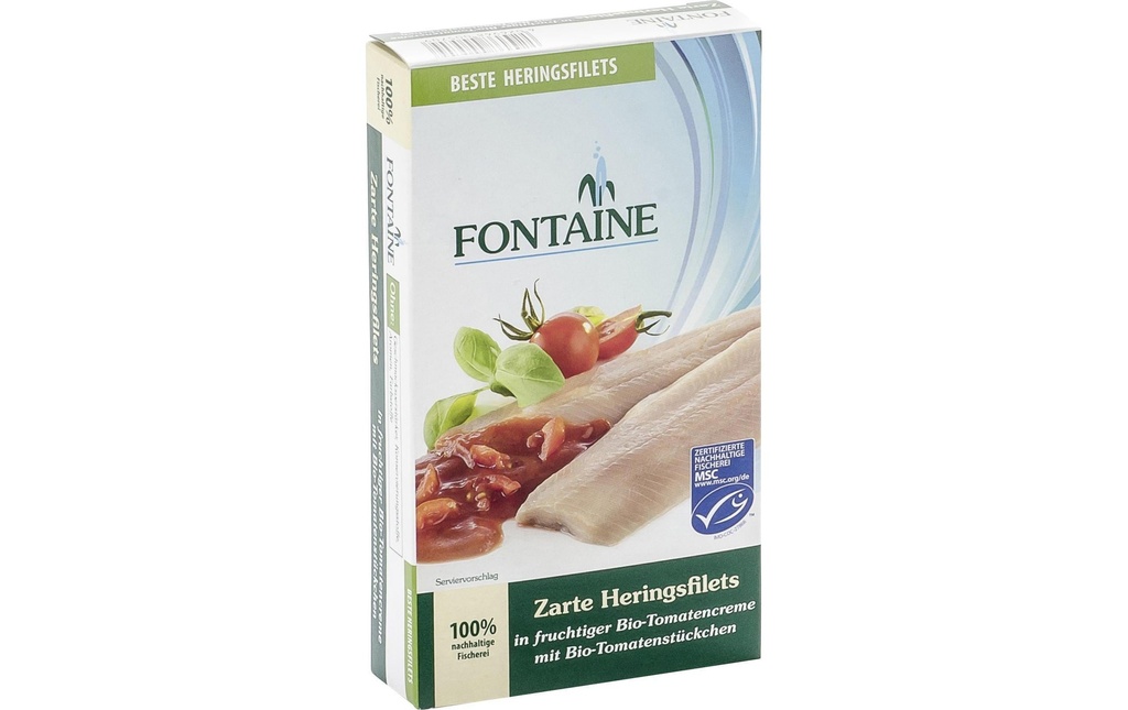Fontaine Conserves Filets de hareng à la crème de tomate 200 g