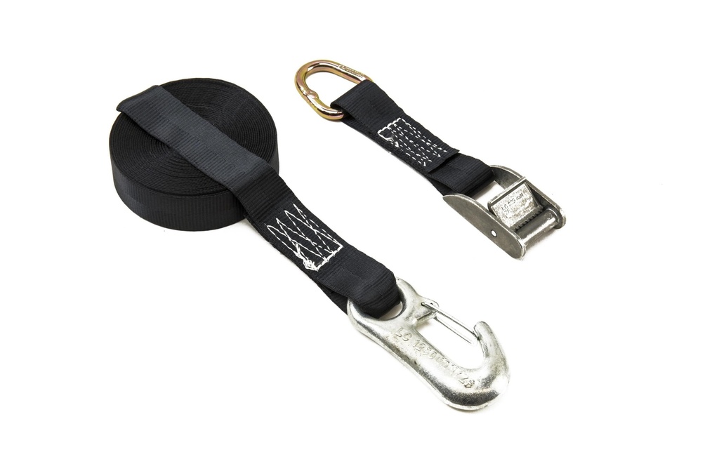 Zurrfix Sangles de sécurité de hayon 2 m Noir