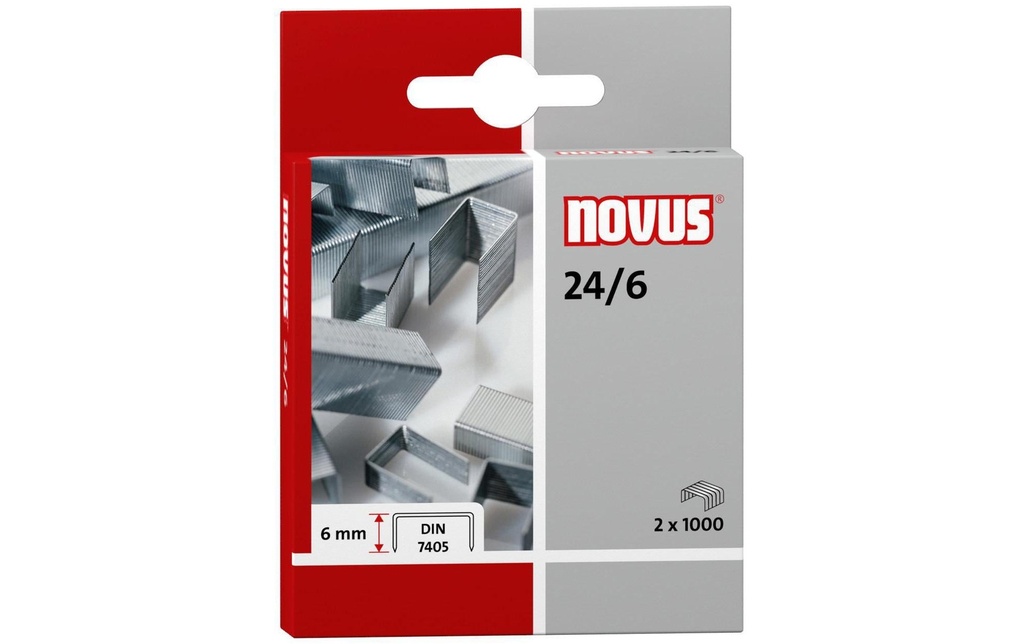 Novus Agrafe 24/6 2000 Pièce/s