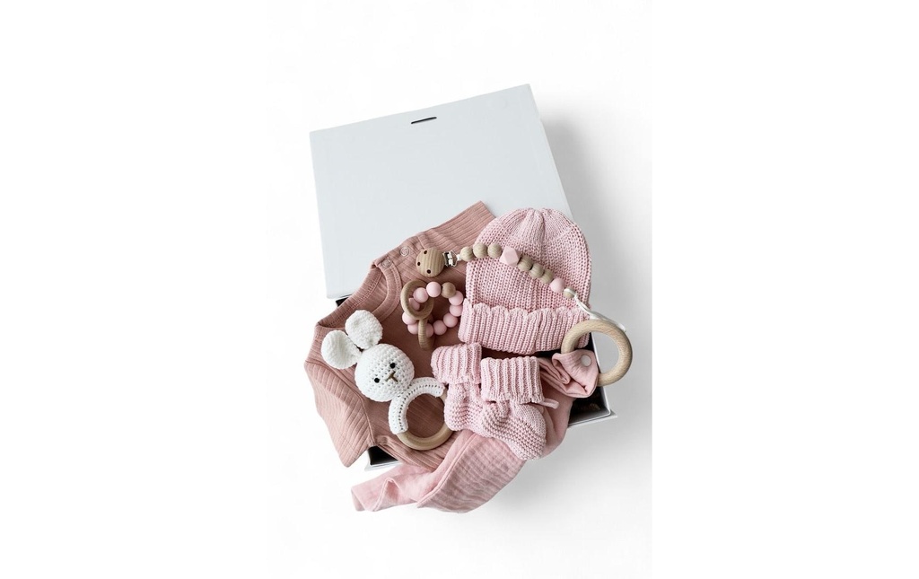 Oykami Coffret cadeau pour bébé Rosa Palermo Lapin