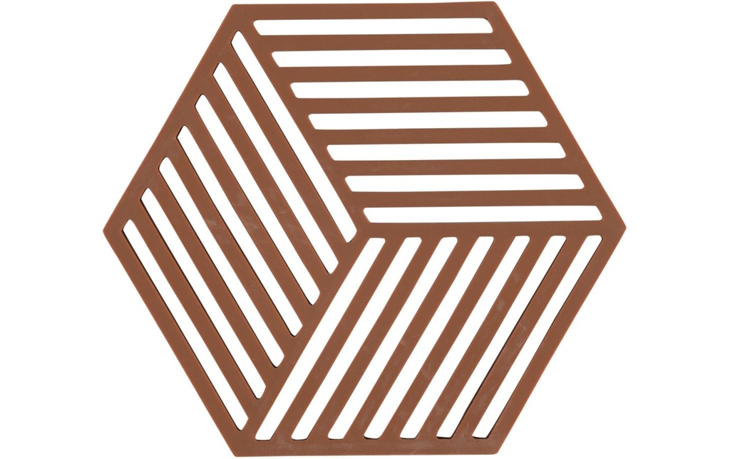 Zone Denmark Dessous de plat Hexagon Brun foncé