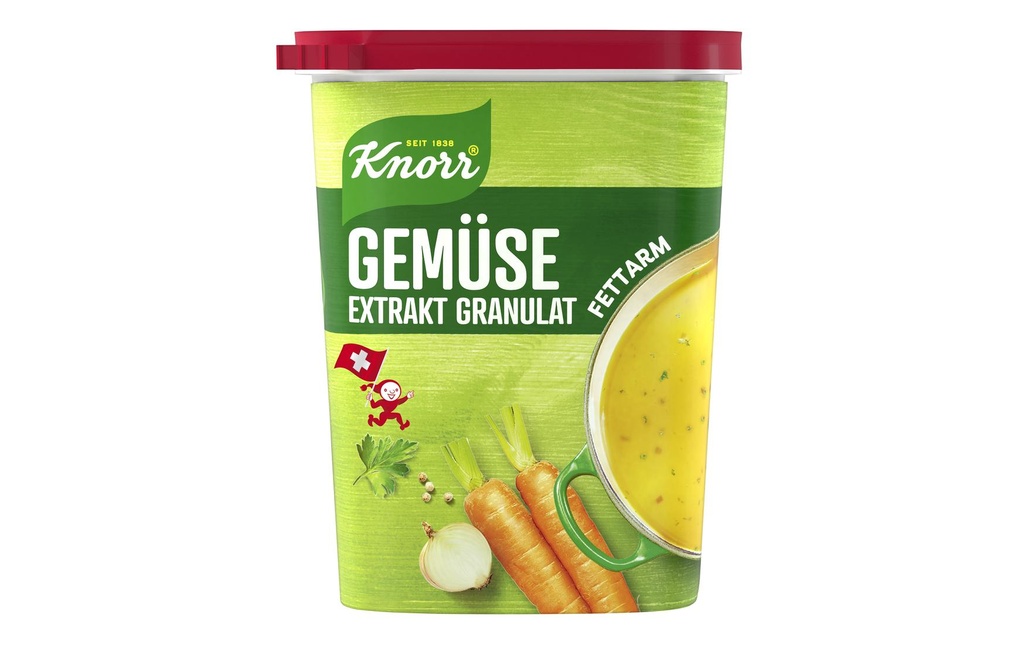 Knorr Extrait de légumes Bouillon granulé pauvre en graisse 250 g