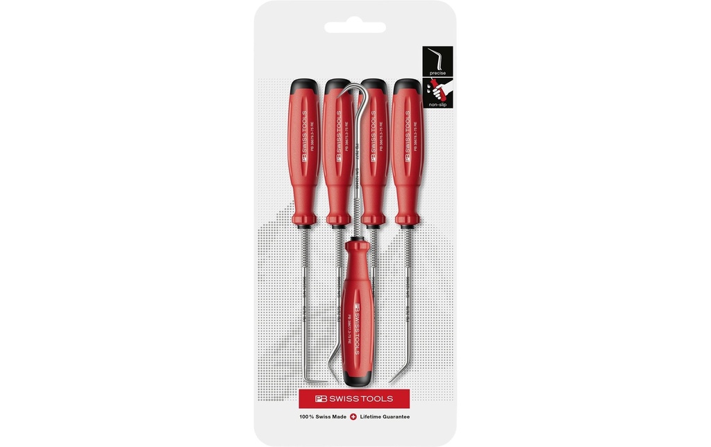 PB Swiss Tools PickTool Set PB 38684.CN 5 pièces rouge