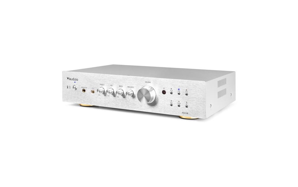Audizio Amplificateur stéréo AD220A Argenté