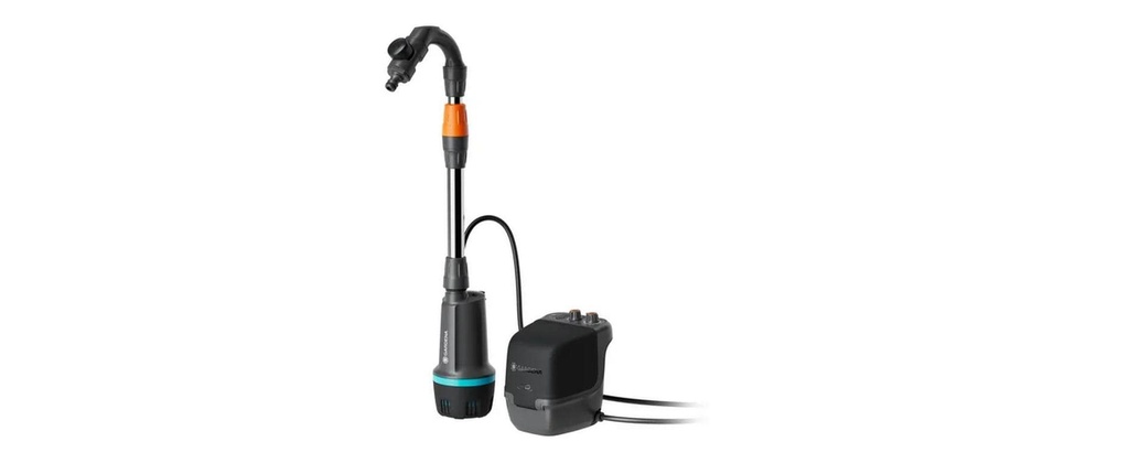 GARDENA Pompe pour tonneau de pluie sans fil 2400 ComfortAutomatic 18 V P4A solo