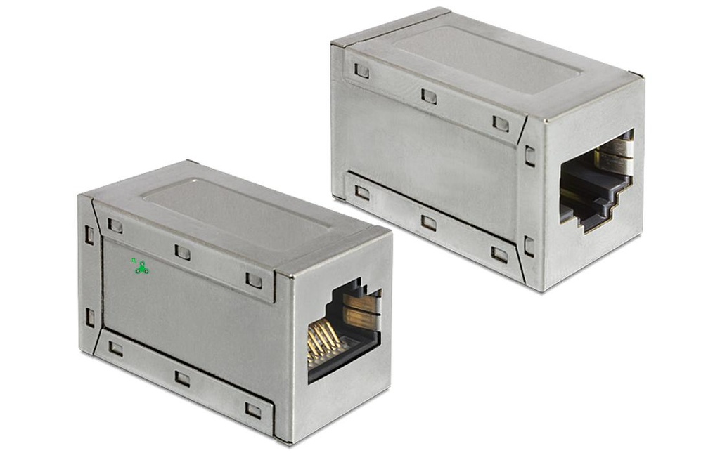 Delock Raccord RJ45 Cat.6A 10Gps blindé, 1 pièce
