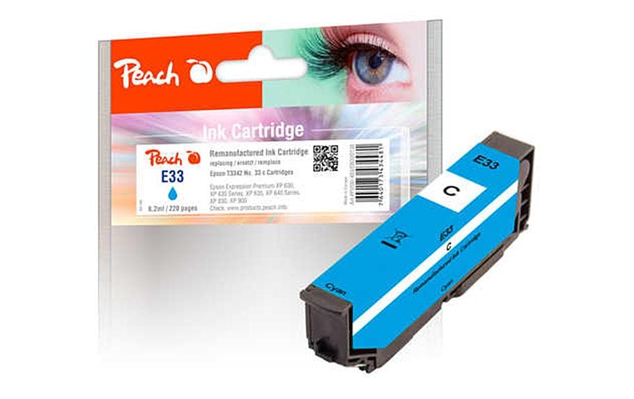 Peach Encre Epson No. 33 / T3342 Cyan
