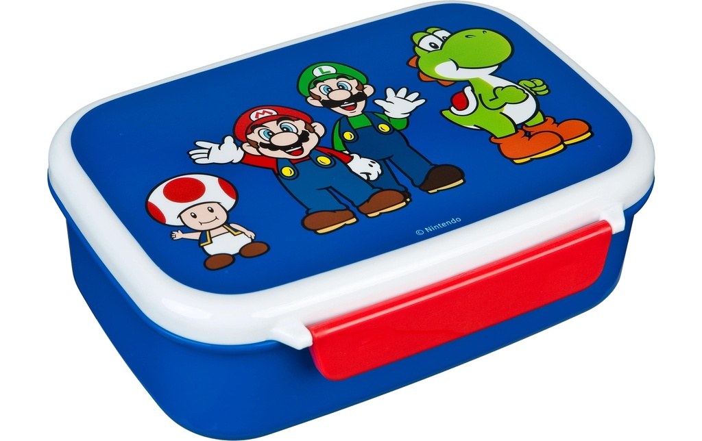 Scooli Boîte casse-croûte Super Mario Bleu foncé/Blanc