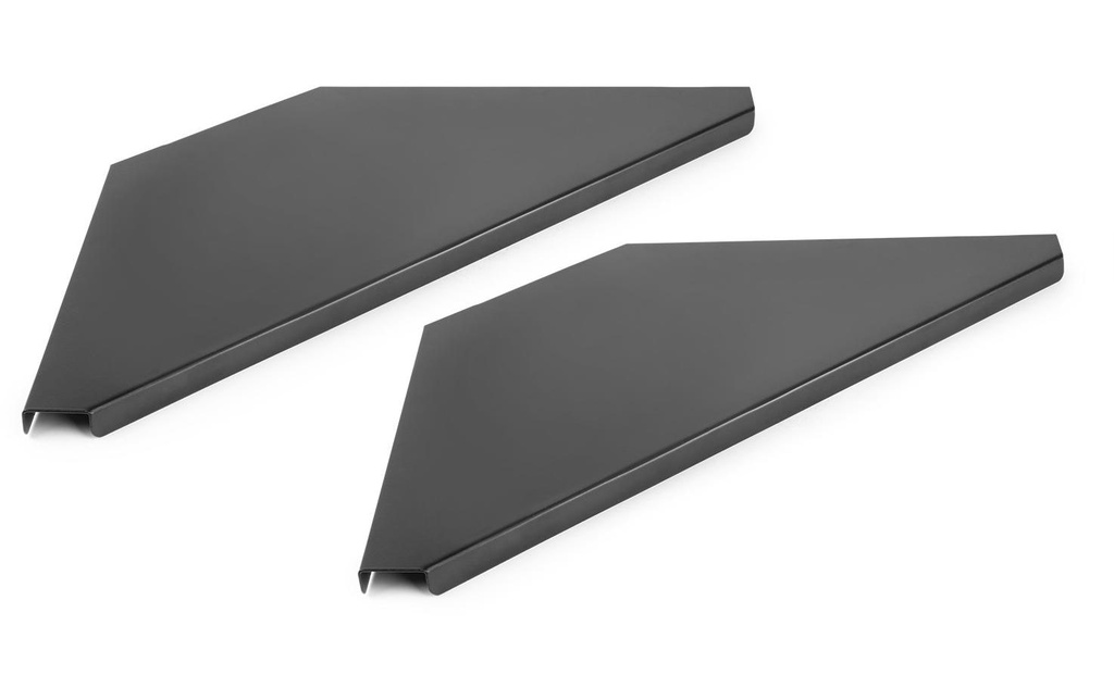 Vonyx DJ Booth Plaque DBC2 Ensemble de 2, noir
