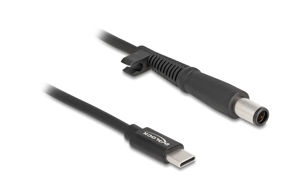Delock Câble de chargement USB-C vers HP 7.4 x 5.0 mm mâle 1.5 m