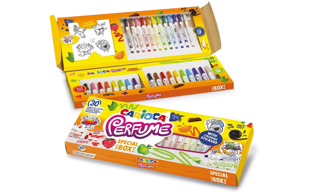 Carioca Feutres de coloriage Perfume Box 30 pièces