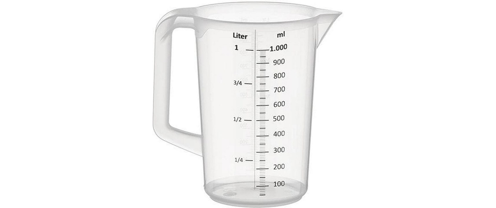 APS Verre mesureur Pro 10 dl, Transparent