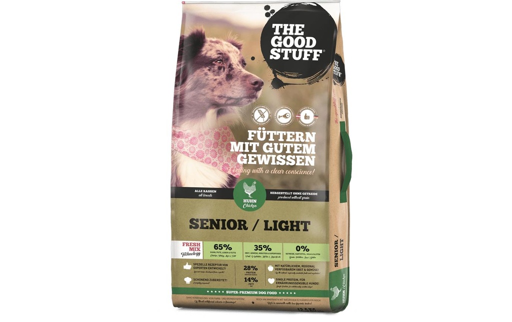 The Goodstuff Alimentation sèche Volaille Senior / Adult Light 12,5 kg