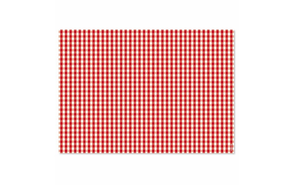 Trendform Set de table Vichy 29.7 cm x 42 cm, Rouge