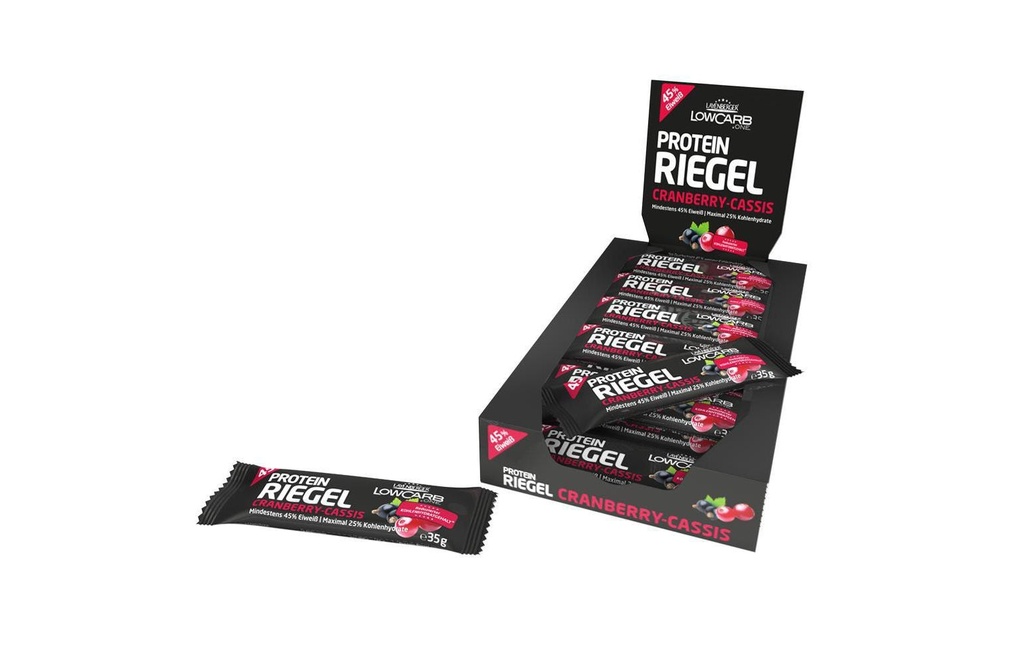 Layenberger Barre Protein Cranberry-Cassis 18 x 35 g